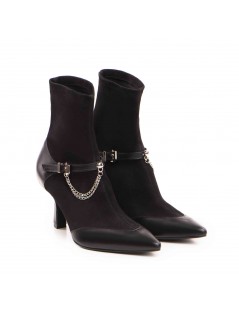 Botine Dama Piele Naturala Negru Kaia - The5thelement.ro