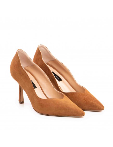 copy of Pantofi stiletto piele naturala Camel Yasmina - The5thelement.ro
