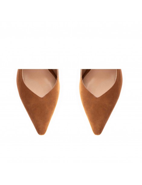 copy of Pantofi stiletto piele naturala Camel Yasmina - The5thelement.ro