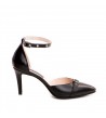 Pantofi stiletto piele naturala Negru Fiore