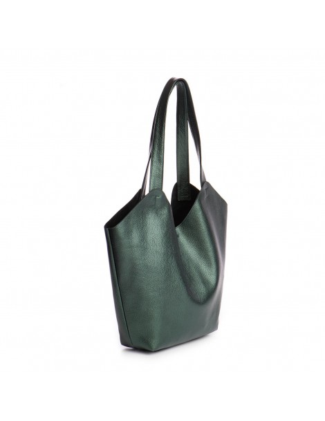 Geanta Dama Piele Naturala Verde Aylin - The5thelement.ro