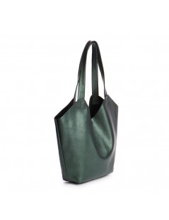 Geanta Dama Piele Naturala Verde Aylin - The5thelement.ro