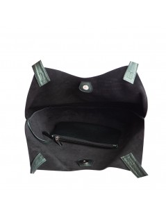Geanta Dama Piele Naturala Verde Aylin - The5thelement.ro