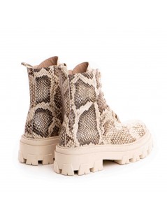Bocanci dama Piele Naturala Bej Willow - The5thelement.ro