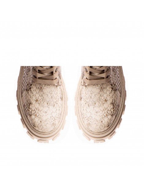Bocanci dama Piele Naturala Bej Willow - The5thelement.ro