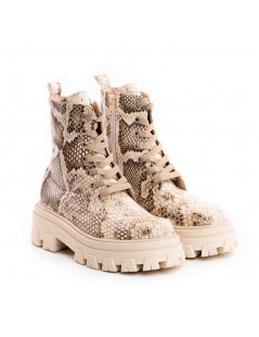 Bocanci dama Piele Naturala Bej Willow - The5thelement.ro