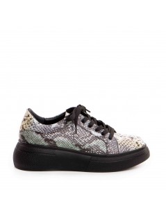 Pantofi dama piele naturala Multicolor Sporty - The5thelement.ro