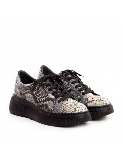 Pantofi dama piele naturala Multicolor Sporty - The5thelement.ro