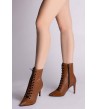 Botine Dama Piele Naturala Camel Daria