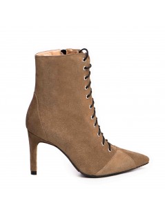 Botine Dama Piele Naturala Grej Daria - The5thelement.ro
