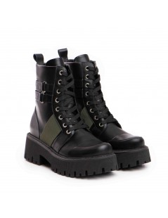 copy of Bocanci dama Piele Naturala Negru Punk - The5thelement.ro