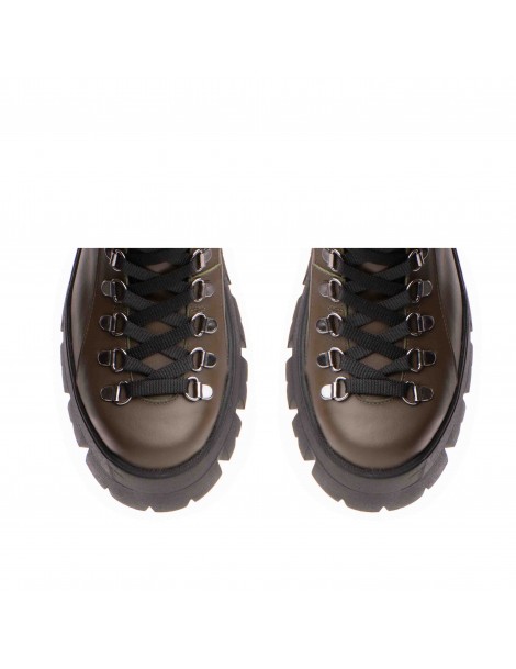 Bocanci dama Piele Naturala Khaki Zara - The5thelement.ro