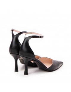 Pantofi stiletto piele naturala Negru Classy - The5thelement.ro