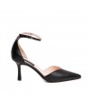 Pantofi stiletto piele naturala Negru Classy