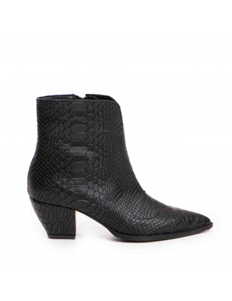 Ciocate dama Piele Naturala Negru Print NightFall - The5thelement.ro