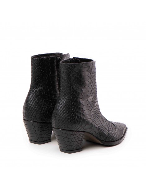 Ciocate dama Piele Naturala Negru Print NightFall - The5thelement.ro