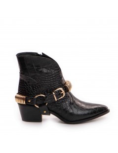 Ciocate dama Piele Naturala Negru Bronx - The5thelement.ro