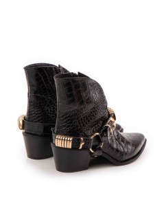 Ciocate dama Piele Naturala Negru Bronx - The5thelement.ro