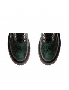 Bocanci dama Piele Naturala Verde Carisa - The5thelement.ro