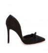 Pantofi stiletto piele naturala Negru Tessa