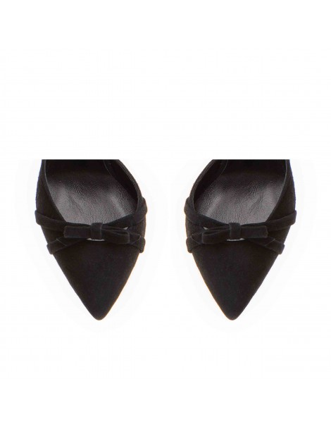 Pantofi stiletto piele naturala Negru Tessa - The5thelement.ro