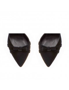 Pantofi stiletto piele naturala Negru Tessa - The5thelement.ro