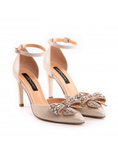 Pantofi Piele Naturala Dama Urban Ivoire Cristal - The5thelement.ro