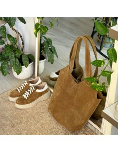 Pantofi dama piele naturala Bej Sporty - The5thelement.ro