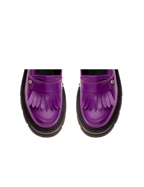Pantofi dama piele naturala Mov Tory - The5thelement.ro