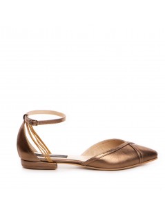 Balerini dama Piele Naturala Bronz Rihanna - The5thelement.ro