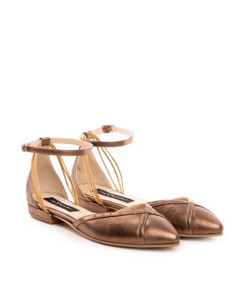 Balerini dama Piele Naturala Bronz Rihanna - The5thelement.ro