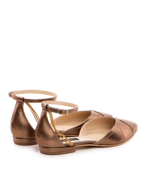 Balerini dama Piele Naturala Bronz Rihanna - The5thelement.ro