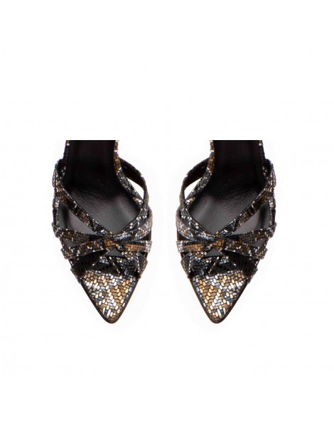 Sandale dama piele naturala Negru Ana - The5thelement.ro