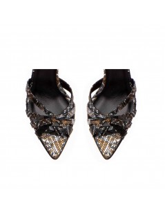 Sandale dama piele naturala Negru Ana - The5thelement.ro