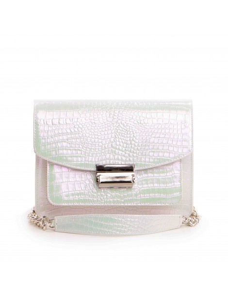 Geanta Piele Naturala Dama Urban Big Alb - The5thelement.ro