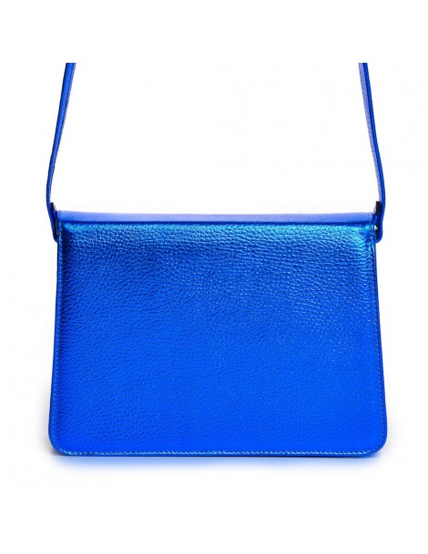 Geanta Dama Piele Naturala Mini-G Electric Blue - The5thelement.ro