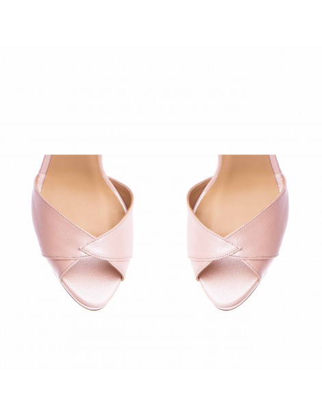 Sandale mireasa piele naturala Roz Flowers - The5thelement.ro
