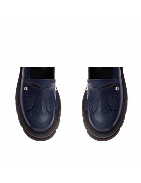 Pantofi dama piele naturala Bleumarin Tory - The5thelement.ro