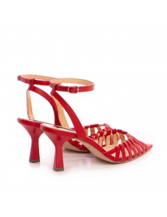 Sandale dama piele naturala Rosu Kris - The5thelement.ro