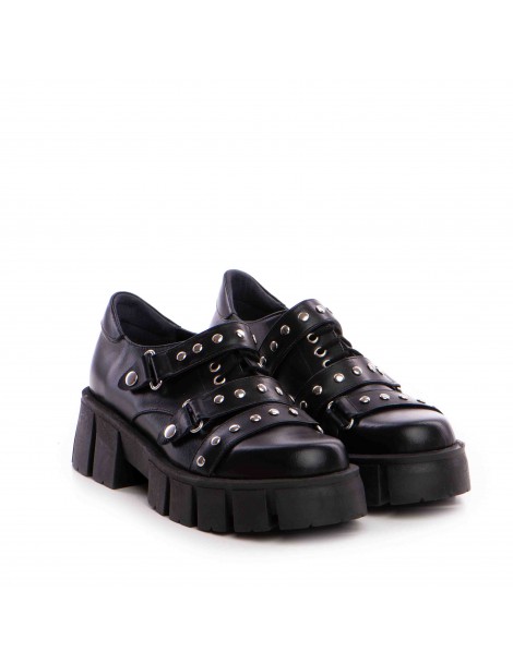 Pantofi dama piele naturala Negru Avenis - The5thelement.ro