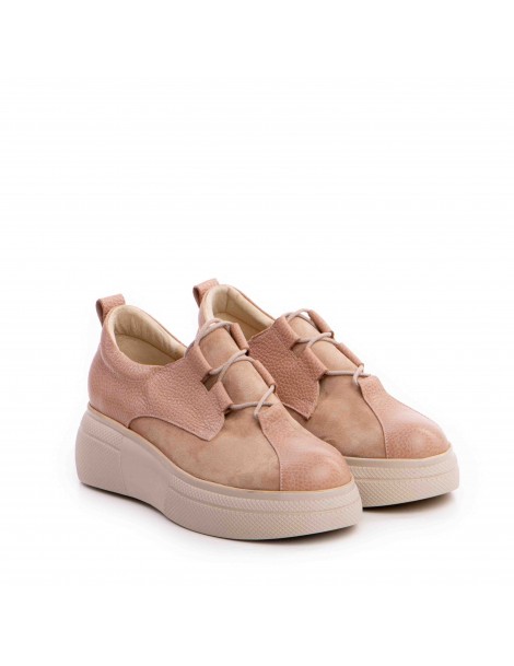 Pantofi dama piele naturala Bej Marni - The5thelement.ro