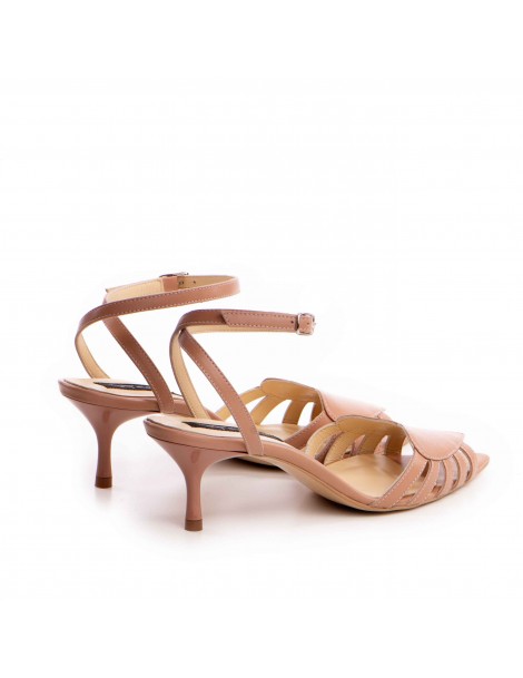 Sandale dama piele naturala Bej Heart - The5thelement.ro