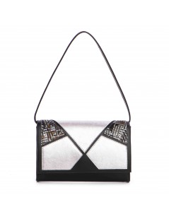 Clutch Piele Naturala Negru Inception - The5thelement.ro