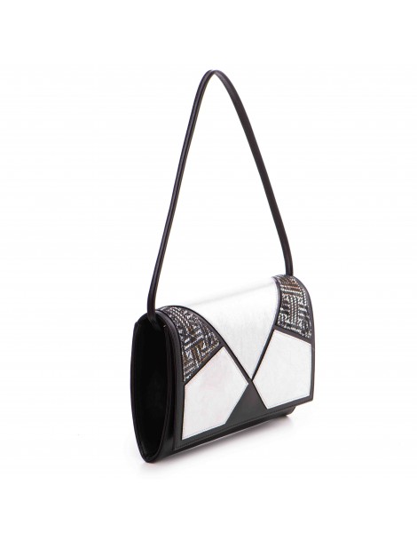Clutch Piele Naturala Negru Inception - The5thelement.ro