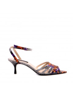 Sandale dama piele naturala Multicolor Selena - The5thelement.ro