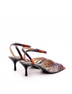 Sandale dama piele naturala Multicolor Selena - The5thelement.ro
