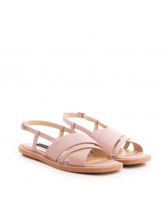 Sandale dama piele fara toc Rose Amalfi - The5thelement.ro