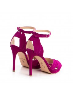 Sandale dama piele naturala Magenta Smaranda - The5thelement.ro
