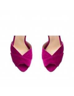 Sandale dama piele naturala Magenta Smaranda - The5thelement.ro