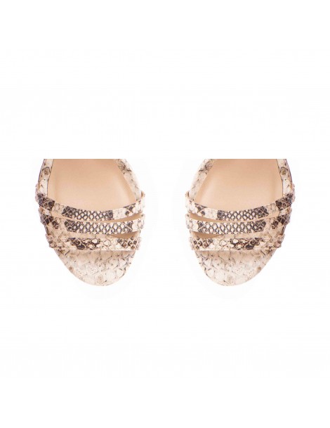 Sandale dama Crem Sophia Piele Naturala - The5thelement.ro
